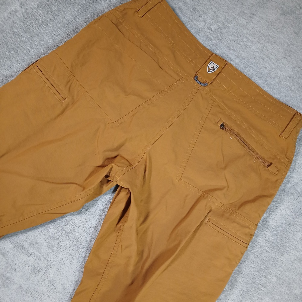 Kuhl Renegade Rock Pants Mens 34x32 Brown Tapered 2020s Nylon Hiking - Picture 9 of 10